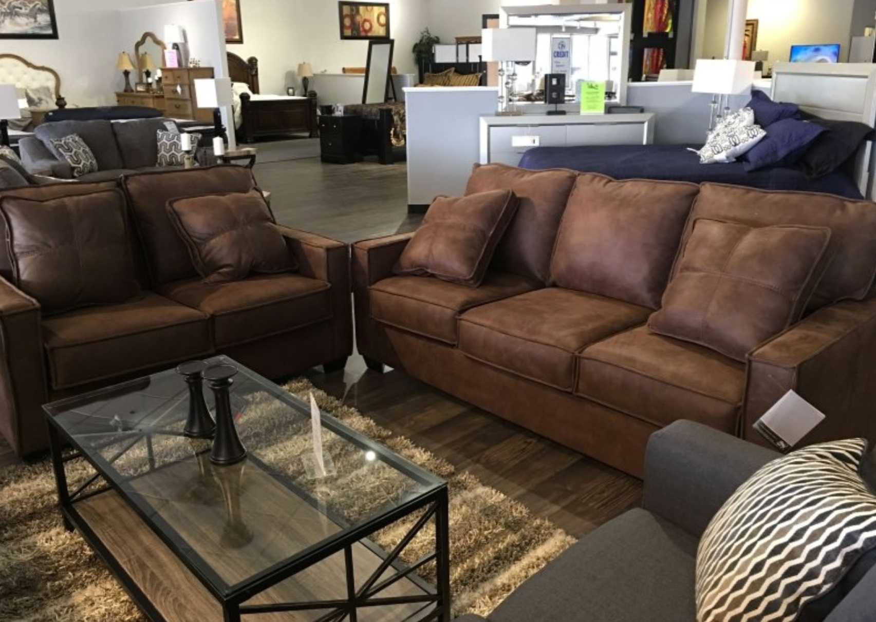Frederick Leather Living Room Collection 2